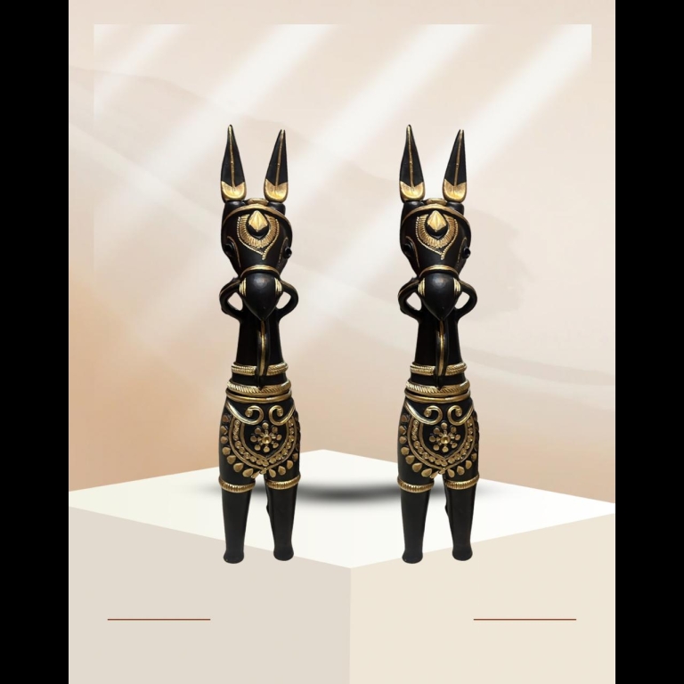 Black Design Bankura Horse