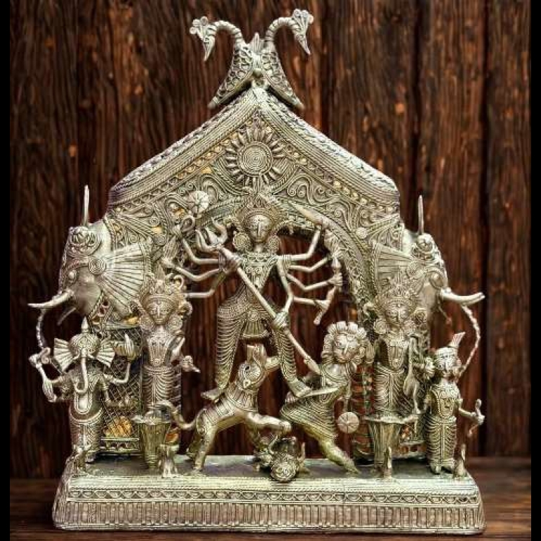 Ma Durga Family(Elephant Head)