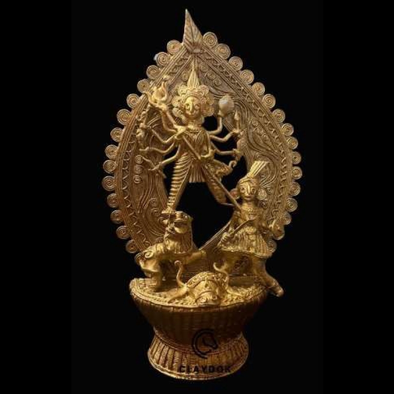 Ma Durga leaf design