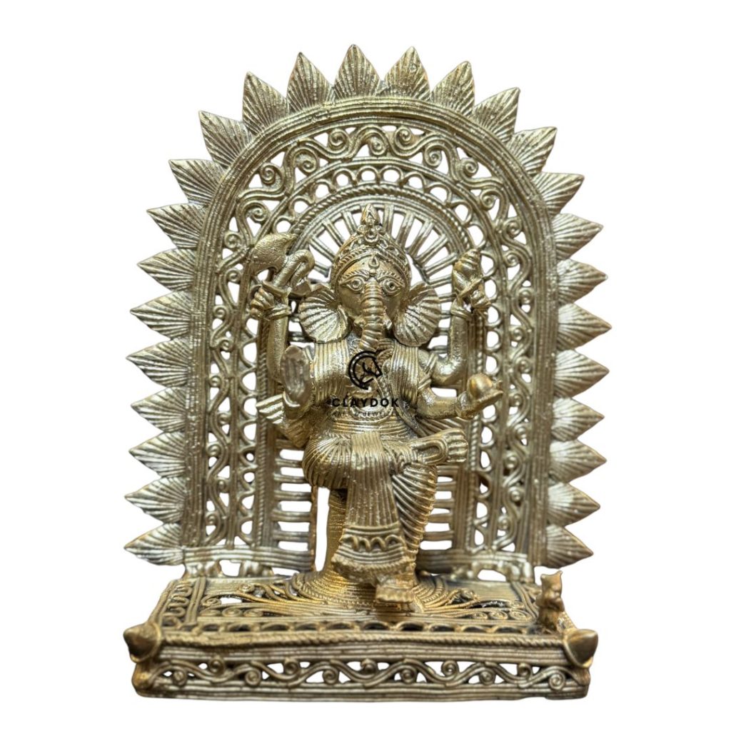 Craft Ganesha seating Idol - Big