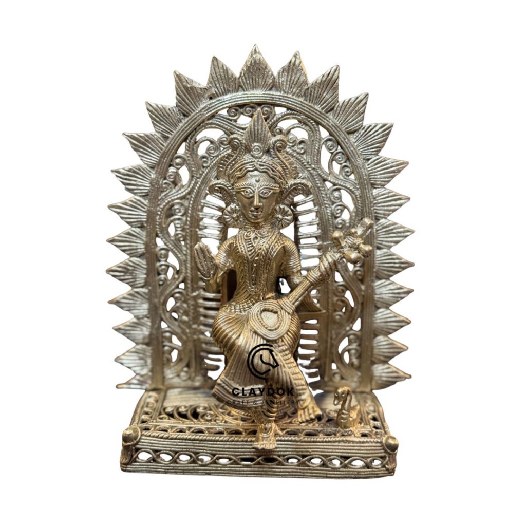 Maa Saraswati Idol Showpiece - Medium
