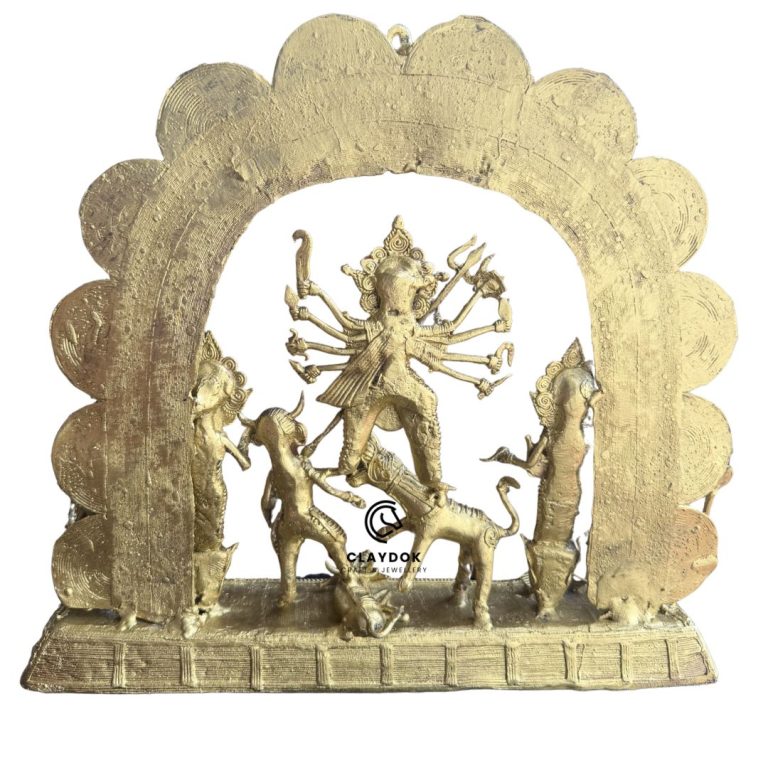 Maa Durga Mahishashur Mardini Family Idol - Big