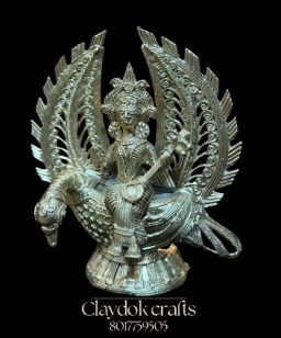 Sitting Saraswati on Swan